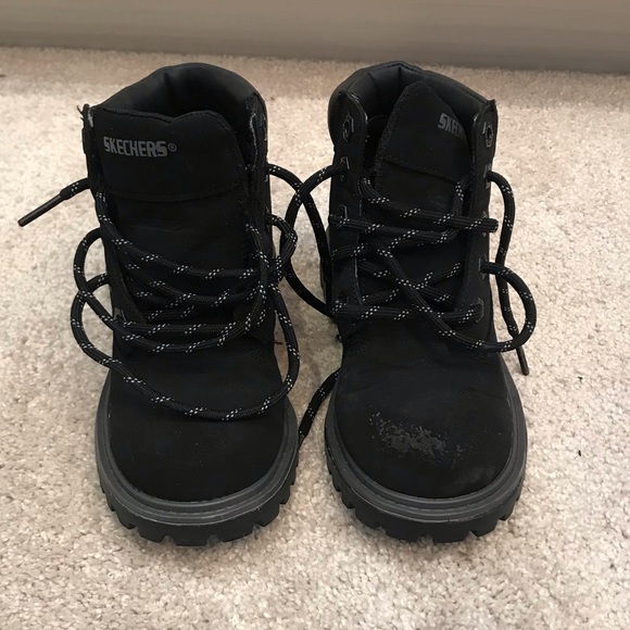 skechers boys boots